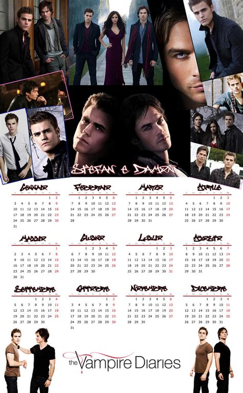 Vampire Diaries Cast 2024 Calendar Della Farrand
