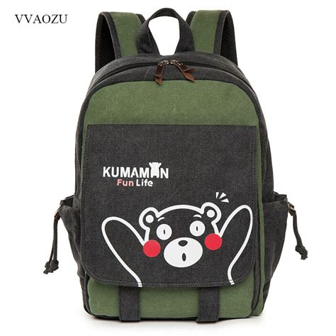 Japan Anime Kawaii Kumamon Backpacks Cute Kumamon Teenager Boys Grils