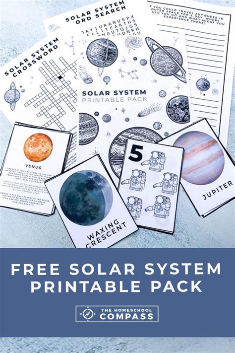 Free Solar System Printable Pack Free Homeschool Printables