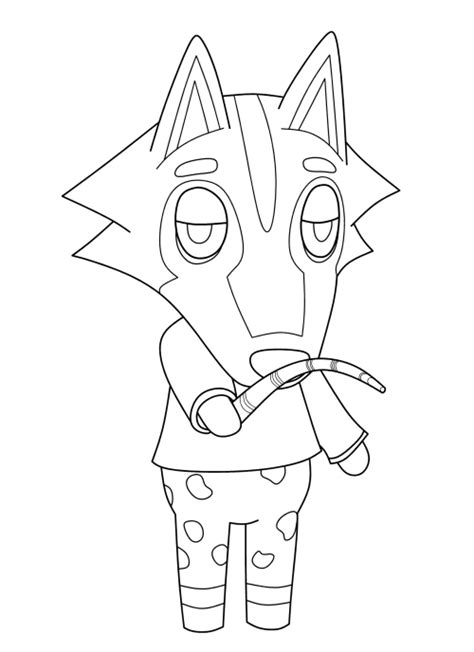 Animal Crossing New Horizons Coloring Pages Judy New Horizons For