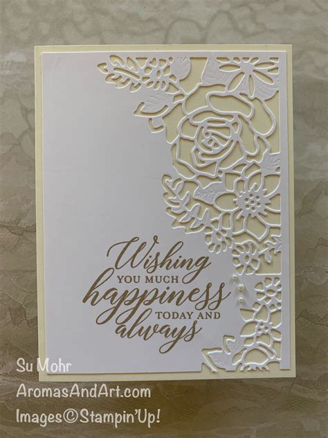Easy To Make Wedding Card Aromas And Art Homemade Wedding Cards