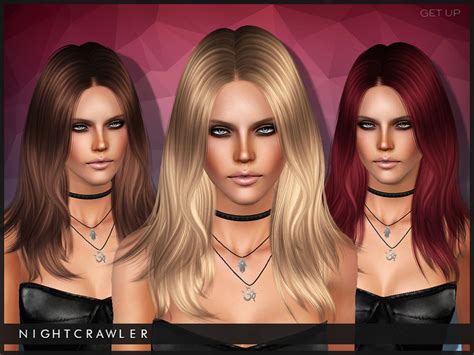 Sims 4 Hairs The Sims Resource Nightcrawler`s Antoinette Hair 298