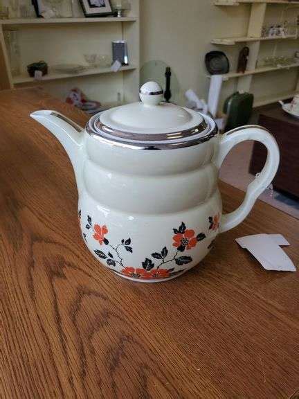 Hall Jewel Tea Teapot Baer Auctioneers Realty Llc