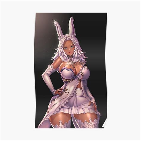 Hot Viera Race Final Fantasy Xiv Ffxiv Series Sexy Lewd Thighstits Hentai Bunny Girl