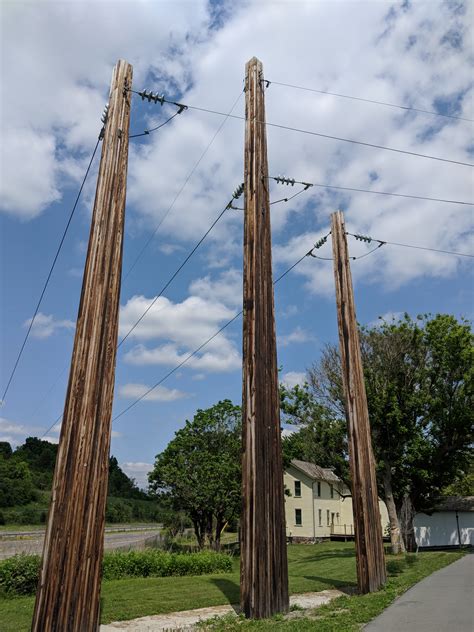 Pretty Cool Power Poles Laminated Wood
