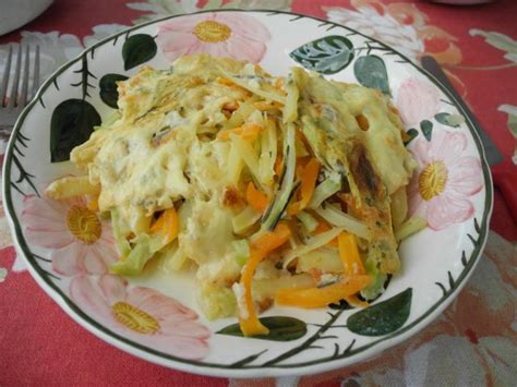 This cauliflower patties recipe is versatile and easy to make. Vegan : Gemüse in Streifen mit Käse überbacken - Rezept ...