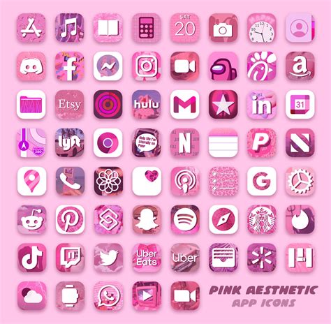 App Store Icon Aesthetic Pink Imvu Goth Shoko Centrister Wallpaper