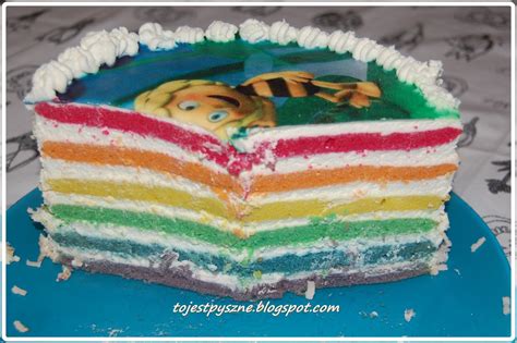 To jest pyszne: Tęczowy tort urodzinowy