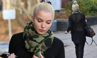 Helen Flanagan Leaves The Winter Coat At Home And Braves The Cold In A