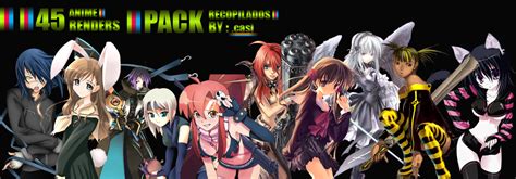 Pack Renders Animes N1 By Casi Resources On Deviantart