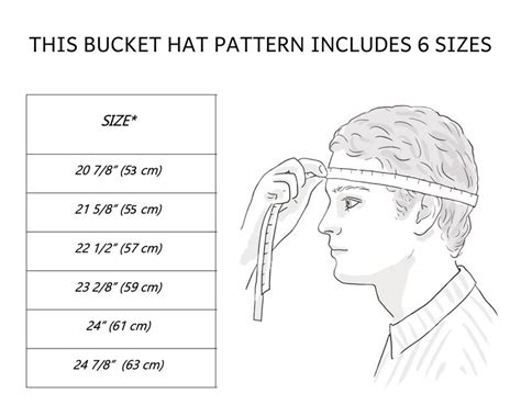 Bucket Hat Pattern Panama Hat Sewing Tutorial Pdf 6 Sizes Sun Etsy