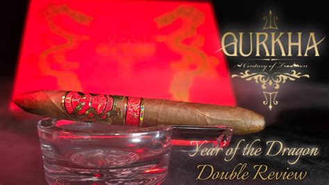 Gurkha Year Of The Dragon 2024 Figurado Double Review Cigars Cigarlife Doublereview Youtube