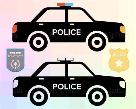 Police Car 2 Svg Police Car Svg Police Svg Police Clipart Etsy Images