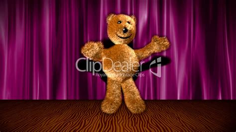 Dancing Bear On Stage Hd1080 Loopable Lizenzfreie Stock Videos Und Clips