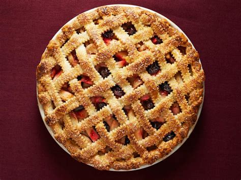 Place the apples and cherries in a bowl with the brown sugar, flour, cinnamon, nutmeg and gently toss to coat. Apple-Cherry Lattice Pie Recipe | Food Network Kitchen ...