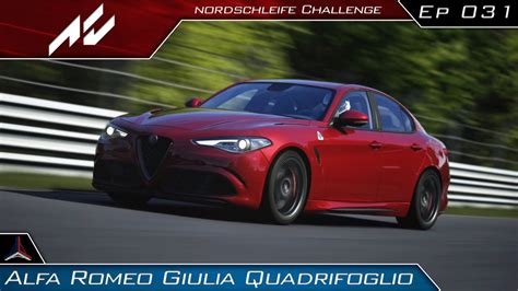 The Nordschleife Challenge Alfa Romeo Giulia Quadrifoglio Assetto