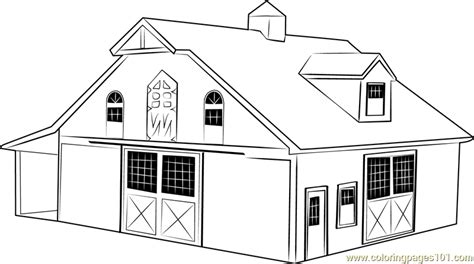 Free printable companion coloring sheet for big red barn by margaret wise brown and fun farm sayings. Barn Warehouse Coloring Page - Free Barn Coloring Pages ...