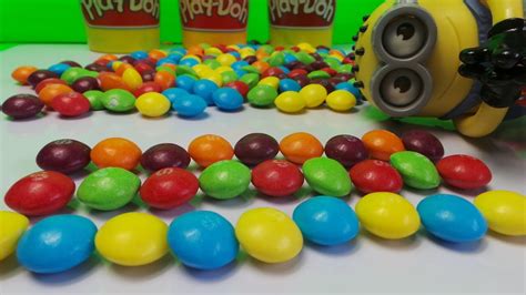 Lets Learn Our Colors And Patterns With Skittles Colourful Fun Candy