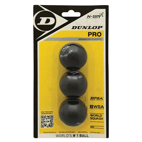 Dunlop Pro High Altitude Ball Green Dot Triple Pack Squashateers