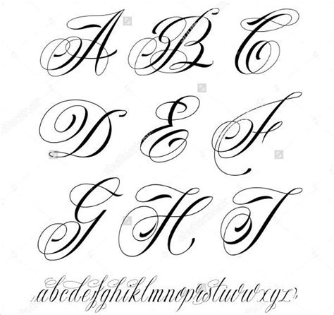 Free 7 Fancy Cursive Letters In Ai