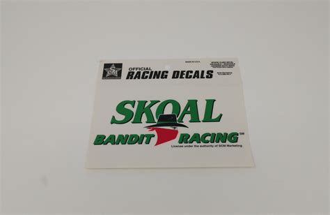 Original Skoal Bandit Racing Static Cling Decal 575 X Etsy