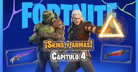 Fortnite Capítulo 4 T1 Todas Las Nuevas Armas Y Skins Del Pase De