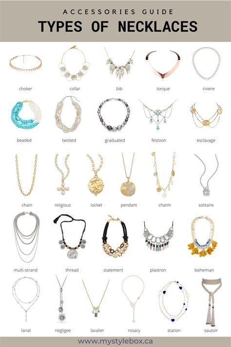 Necklaces Types Sizes Choosing And Styling Tips Fashion Vocabulary
