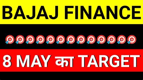 What's the mean and median price target? Bajaj finance 8 may का Target । BAJAJ FINANCE share price ...