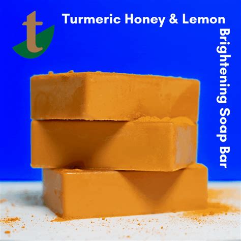Turmeric Honey And Lemon Brightening Soap Bar Táje Skin