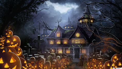 Halloween Haunted House Wallpaper 3840x2160 3376754