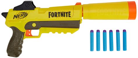 Nerf Fortnite Sp L Blaster With Detachable Barrel And 6 Official
