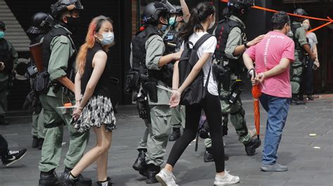 Hong Kong Police Make First Arrests Under New Security Law