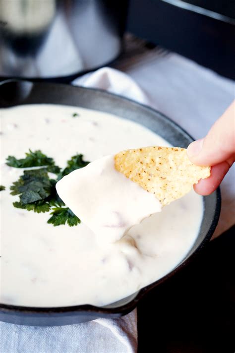 5 Ingredient White Queso The Baking Fairy