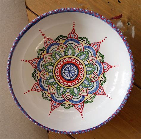 Mandala On Ceramics Ceramics Mandala Keramik Malerei Keramik