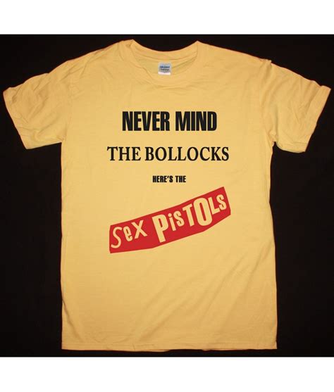 Sex Pistols Nevermind The Bollocks New Yellow T Shirt Best Rock T Shirts