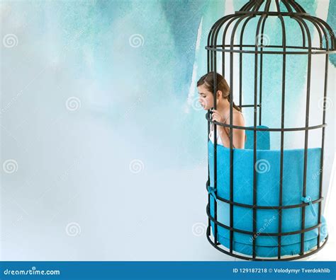 Imagintion And Inspiration Modern Furniture Design And Home Comfort Prisoner Woman In Cage