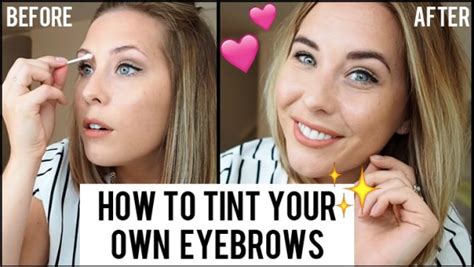 How To Tint Your Eyebrows At Home Xameliax