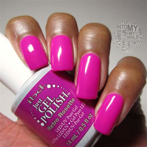 Retro Rosette By Ibd Just Gel Polish From The Floralmetric Collection