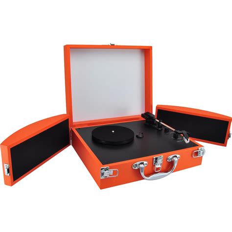 Pyle Pro Pvttbt8or Portable Suitcase Turntable Pvttbt8or Bandh