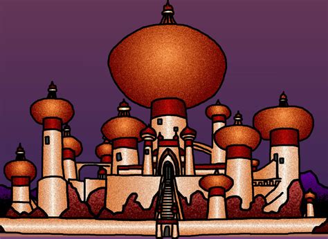 Agrabah Palace Completely Colored By Ryanh1984 On Deviantart