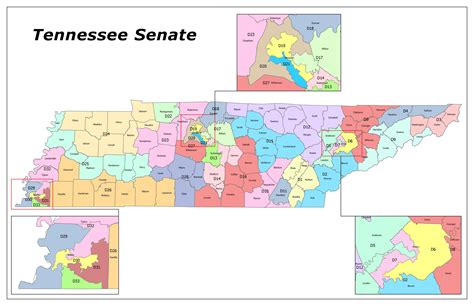 Tennessee Senate Advances New District Boundaries Backs House
