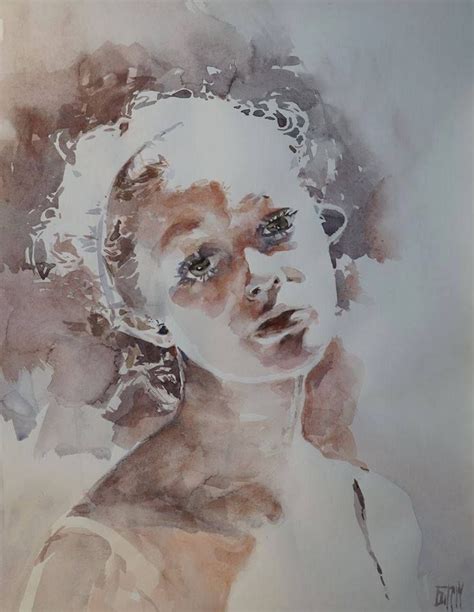 Boyana Petkova Watercolor Retrato Acuarela Pinturas Artisticas De