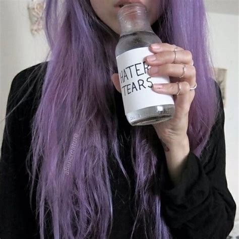 purple pastel hair on tumblr