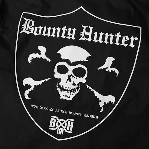 Bounty Hunter Emblem Skull Coach Jacket Black End