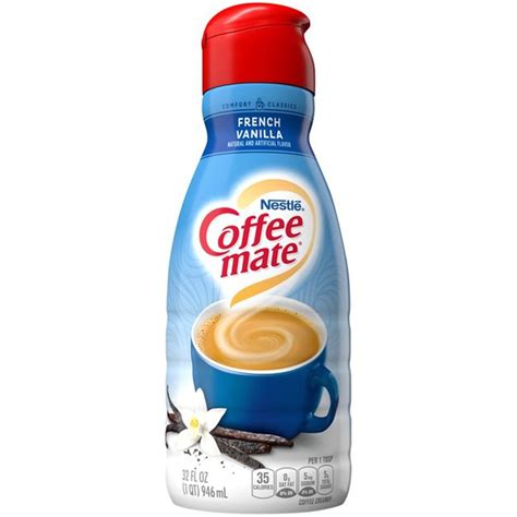 Within each cup is a harmonious blend between a deliciously rich, velvety smooth classic and bright french vanilla notes that will enhance customer and employee satisfaction, and enrich your coffee offer with a touch of. Coffee Mate French Vanilla Liquid Creamer 32 Oz : GJ Curbside
