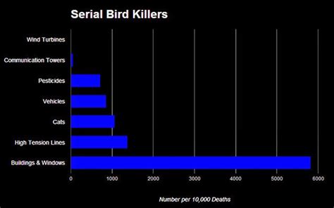 Wind Turbines Kill Fewer Birds Than Do Cats Cell Towers Reve