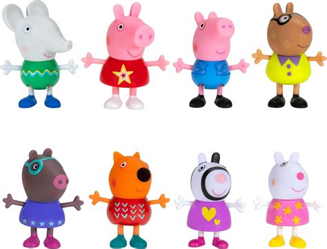 Peppa Pig And Friends Perfect Day 8 Figure Pack Includes