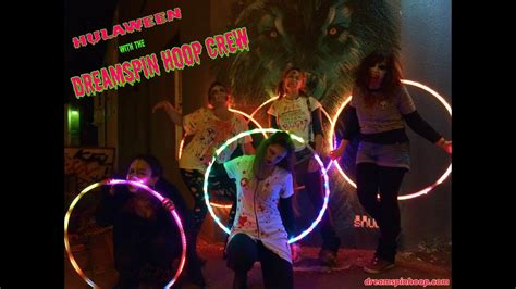 Hulaween Hula Hoop Flashmob Dreamspin Hoop Dance Youtube