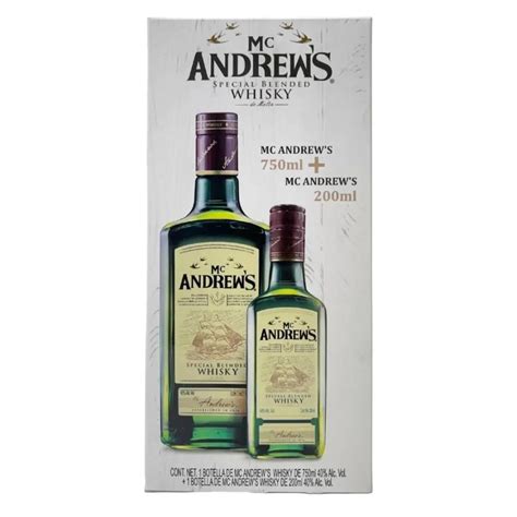 Mc Andrews Whisky 750 Ml 200 Ml Saladita Life