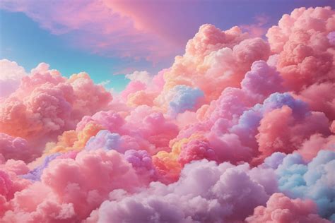 Cotton Candy Cloud Background Graphic By Forhadx5 · Creative Fabrica